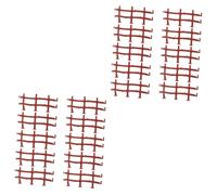 TOYANDONA 2 Set Miniature Simulation Fence Model per Giocattoli Accessorio Ruolo Decorazione per Scene Militari 50 Pezzi * 2