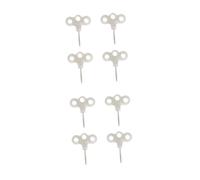 TOYANDONA 2 Set Per Da Esterno Picchetti Per Tende Pesanti Pali Della Gancio Per Picchetto Campeggio Posta in Gioco Testa Luminosa in Plastica 4 Pezzi*2