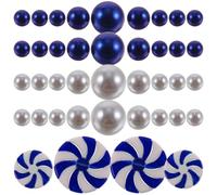 TOYANDONA 2 Set Perline Acriliche Blu per Decorazione Tazza Galleggiante