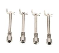 TOYANDONA 2 Set Pinze Freno Disco in Lega Leggera con Viti di Precisione in Titanio per Freni Disco Bicicletta da Strada e Mountain Bike Clip Rinforzate Antisgancio per Sicurezza Massima su