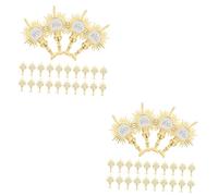 TOYANDONA 2 Set Pz Addobbi Religiosi Per Decorazioni Per Torte E Religiosi Topper Chic Per Cerimonie E Speciali Pezzi * 2