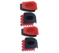 TOYANDONA 2 Set Raschietto per Piastra Griglia Griglie Barbecue Acciaio Raschietto per La Pulizia Pan Gill Lodge Raschietti per Padella in Ferro Raschietto per Padella in Ferro Pc 4 Pezzi*2