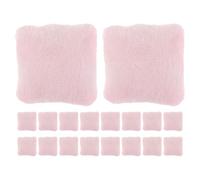 TOYANDONA 20 Pezzi di Cuscini per Casa Delle Bambole: Mini Cuscini Rosa per Piccoli Mobili Decorativi in Scala 1:12 Accessori per La Decorazione Della Casa Mobili Roba Bambola