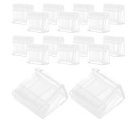 TOYANDONA 20 Pezzi Fermaglio Trasparente in Plastica per Fogli, Appunti e | Design Minimalista e Semplice, Migliora L'efficienza sulla Scrivania, Segnapagina per Insegnanti e Studenti