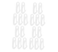 TOYANDONA 20 Pezzi Ganci per Bandiere Fissaggio Rapido e Facile per Bandierine da Esterno Realizzati Materiale e Resistente Agenti Atmosferici Accessori per Supporti Bandiere