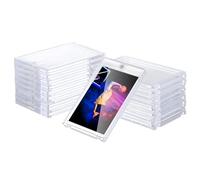 TOYANDONA 20 Portacarte Magnetici Trasparente Custodie Rigide per Protezione e Chiusura per Trading Cards