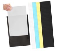 TOYANDONA 200 Bustine Protettive per Carte Nero Bianco Custodie Antigraffio con Lato Trasparente Materiale Spesso e Morbido per Carte Sportive e Business