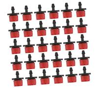 TOYANDONA 200 Pezzi Gocciolatore a Flusso Regolabile Gocciolare Emettitori di Prato Contagocce d'Acqua All'aperto Irrigazione Contagocce Regolabili Potere Irrigatori da Giardino Piante Nero