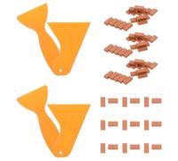 TOYANDONA 204 Pezzi Miniature Brick Wall With Tools Scale Mini Garden Accessories For Dollhouse Lightweight Model Building Blocks For Craft And Landscaping