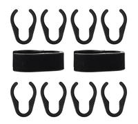 TOYANDONA 20pezzi Clip Per Cavi Microfono Supporti Flessibili e Resistenti Per Organizzazione Dei Cavi Compatibili Con La Maggior Parte Dei Microfoni Cablati e Wireless