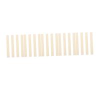 TOYANDONA 20pezzi Felt Mute Strips for Flute Clarinet Trombone Easy Installation Protective Key Barrier for Practice and Performance