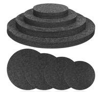 TOYANDONA 20pezzi Sottobicchieri in Feltro per Piante da Interno Tappetini Assorbenti Rotondi Protezione per Pavimenti e Sottovasi Disponibili in Vari Diametri