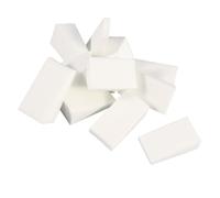 TOYANDONA 24 Pezzi Puff per Cipria Triangolari in Lattice e Plastica, Facili da Lavare e Asciugare, per Applicazione Viso Accesso Semplice a Ogni Zona del Volto