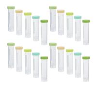 TOYANDONA 25 Pezzi Provette da Centrifuga Coniche in Plastica, 50 Ml/1,7 Oz, Autoportanti, con Tappi a Vite, Graduate, Gialle, per Laboratorio e Procedure di Centrifugazione