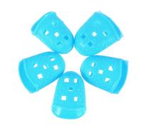 TOYANDONA 25pezzi Copridito Silicone Per Chitarra Protettori Per Dita Traspiranti e Confortevoli Per Pratiche Prolungate Su Chitarra e Strumenti Corda Colore Blu Modello