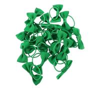 TOYANDONA 25pezzi Fiocchi per Capelli Verdi Accessori per Capelli Fiocco Semplice Nastri per Resistenti Elastici per Adatti Donne e Ragazze per Uso Quotidiano e Sport