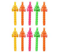 TOYANDONA 25pezzi Flute Toys Mini Clarinet for Kids Cartoon Design Educational Wind Instrument for Music Learning and Hand Coordination