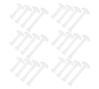 TOYANDONA 28pezzi Orecchini Trasparenti in Acrilico Forma di Bottone Piercing Finti per Naso e Orecchini Fermagli Invisibili per Labbro Parte Posteriore Piatta Piercing Discreti per Lavoro