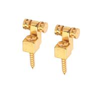 TOYANDONA 2pezzi Accessori Per Strumenti Musicali Rulli Per Corde Di Chitarra e Basso Elettrico Retainer Metallo Compatibile e Leggero Riduce Lo Stress Delle Corde e Prolunga La Vita