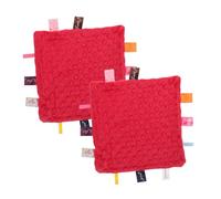 TOYANDONA 2pezzi Asciugamano per Ragazzo Ragazza Ragazza Spugna Corti Fazzoletto Colorato Etichetta Divertente Materiali Sani e Delicati per Accompagnare la Crescita del Colore Casuale