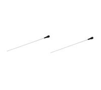 TOYANDONA 2pezzi Bacchetta Da Direttore Orchestra Professionale Legno Massello Leggera e Maneggevole Per Musicisti e Insegnanti Colore Nero