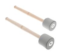 TOYANDONA 2pezzi Bacchette Per Percussione Bacchette Lunghe Acciaio Inossidabile Accessori Per Strumenti Musicali Per Sviluppare Talento Musicale Dei Design Protettivo Per Grandi Tamburi