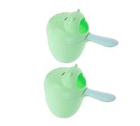 TOYANDONA 2pezzi Bicchiere Risciacquo Per Forma Di Ippopotamo Di Coppa Per Bagno Portatile Per Lavare Dei Senza Lacrime Riserve Facili e Veloce Durante Bagno