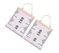 TOYANDONA 2pezzi Cartoon Height Measuring Ruler Wall-hanging Growth Chart for Kids Easy to Install and Store Nordic Style Design for Children Rooms