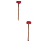 TOYANDONA 2pezzi Ciotola Cantante Tibetana Con Legno Per Meditazione Strumento Musicale Per Yoga e Relax Accessorio Per Templi e Stanze Di Studio Design Leggero e Portatile