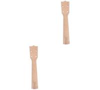 TOYANDONA 2pezzi Collo Legno Per Ukulele Concert Facile Installazione Neck Sostitutivo Materiale Durevole Progettato Per Appassionati Di Musica e Fai Da Te Di Creatività e Divertimento