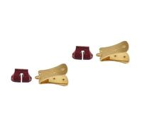 TOYANDONA 2pezzi Erhu Mute Professionale Antiscivolo Per Controllo Volume Accessorio Essenziale Per Pratiche Di Erhu Facile Da Montare Alta Resistenza Design Elegante