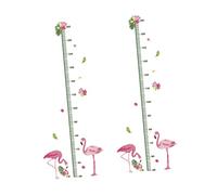 TOYANDONA 2pezzi Grafico Altezza Ragazzo Ragazza Adesivo Pvc Da Parete Misurazione Altezza Righello Crescita Decorazione Camera Bagni Asili