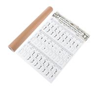 TOYANDONA 2pezzi Guida All Apprendimento Degli Accordi Per Clarinetto Poster Di Riferimento e Pratica Per Iniziare Suonare Clarinetto Diagrammi Chiaramente Designati Per Musicisti