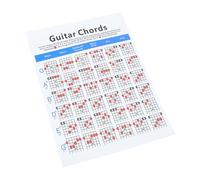 TOYANDONA 2pezzi Guitar Chord Chart e Poster Per Ukulele Riferimento Pratico Per Chitarra e Ukulele Coated Design Elegante e Dettagli Curati Per Principianti