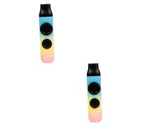 TOYANDONA 2pezzi Kazoo Professionale Con Design Tre Strumento Musicale Per Accompagnamento Chitarra e Ukulele Facile Da Suonare Per Tutte Le Età