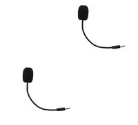 TOYANDONA 2pezzi Microfono In- Per Cuffie Da Gaming Microfono Per Cancellazione Del Rumore Per Streaming Conferenze e Gioco Compatibile Con Dispositivi Da Design Pratico e Versatile