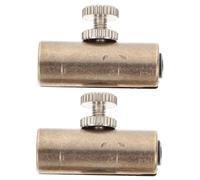 TOYANDONA 2pezzi Mute Regolabile Per Violoncello Wolf Tone Accessori Per Strumenti Musicali Facile Installazione e Rimozione Colore Argento Suppressore Per Suono