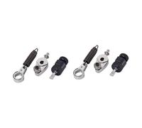 TOYANDONA 2pezzi Pedale Per Batteria Con Molla e Tensionatore Accessorio Per Percussioni Facile Da Montare e Resistente Per Pedali Della Grancassa Nero e Argento