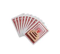 TOYANDONA 2pezzi Rimpicciolite Carte Da Gioco Magiche Accessori Per Spettacoli Divertenti Gioco Di Interattivo Per Feste e Performance Teatrale Rosso