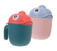 TOYANDONA 2pezzi Risciacquo Per Design Cartoon Per Shampoo Doccia e Bagnetto Blu