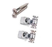 TOYANDONA 2pezzi Ritenzione Corde Per Chitarra Elettrica Accessori Metallo Per Strumenti Musicali Con Rulli Per Lo Stress Sulle Corde e Prolungare La Loro Vita Facili Da Trasportare e
