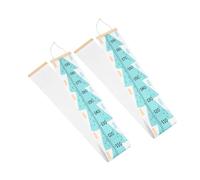 TOYANDONA 2pezzi Ruler for Kids Growth Chart Hanging Height Measurement Decor for Nursery Room and Playroom Accurate Height Tracker Children