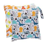 TOYANDONA 2pezzi Sacchetto per Pannolini Borsa Portaoggetti Multifunzione Leggera e Portatile per Viaggio e Campeggio Separatore Asciutto e Bagnato