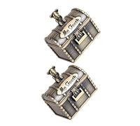 TOYANDONA 2pezzi Scatola Per Conservare Denti e Neonatali Custodia Per Ricordi Dei Scatola Dei Tesori Per Denti Da Latte Design Elegante e Resistente Per Uso Duraturo