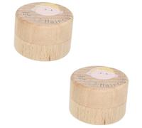 TOYANDONA 2pezzi Scatola Per Taglio Di Contenitore Legno Per Ricordi Infanzia Per Conservare Ciocche Di Dei e Preziosi Momenti Della Loro Crescita