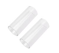 TOYANDONA 2pezzi Standard Glass Guitar Slide Bottleneck Medium Slide Per Chitarra Elettrica e Accentuazione Armonici Della Per Musicisti