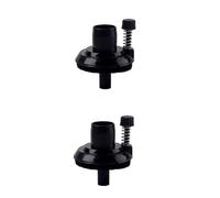 TOYANDONA 2pezzi Supporto Per Piatto Hi-hat Per Batteria Accessorio Resistente Materiale Di Alta Qualità Leggero e Facile Da Usare Compatibile Con Parti Di Batteria Nero