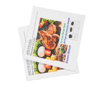 TOYANDONA 2pezzi Tabella Friggitrice Ad Aria Ricette per Principianti Opuscolo Guida Cucina e Idee per Semplici Ricette Sane e Deliziose Immagini