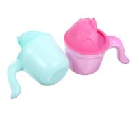 TOYANDONA 2pezzi Tazza Per Risciacquo Da Bagno Per Ragazzo Ragazza Design Ergonomico Leggera e Portatile Per Bagnetto e Viaggi Facilita Versamento e Raccolta Acqua