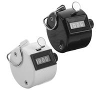 TOYANDONA 2pz Contatore di Clic Portatile Meccanico Anello, Contatore Digitale Manuale per Golf, Baseball e Eventi Sportivi, Conteggio Rapido Ingressi e Punteggi Presa Comoda